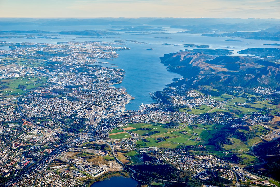 Stavanger Norveç sahil manzarası